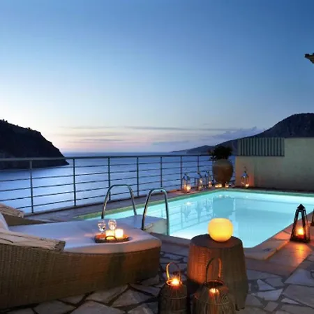 Chalker: Seafront Kefalonia Retreat With Pool And Sea Views Villa Asos