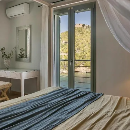 Chalker: Seafront Kefalonia Retreat With Pool And Sea Views